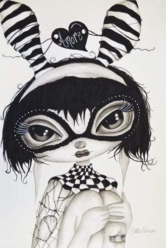 Black Market Art Company Valentina Print - Black Market Art Company - Flyclothing LLC