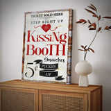 Valentines Day Kissing Booth Sign II - Tailored Canvases - Flyclothing LLC
