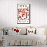 Valentines Day Kissing Booth Sign - Tailored Canvases - Flyclothing LLC