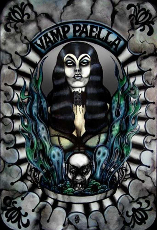 Black Market Art Company Vamp Paella Print - Black Market Art Company - Flyclothing LLC