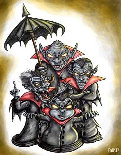 Black Market Art Company Vampire Brothers Print - Black Market Art Company - Flyclothing LLC