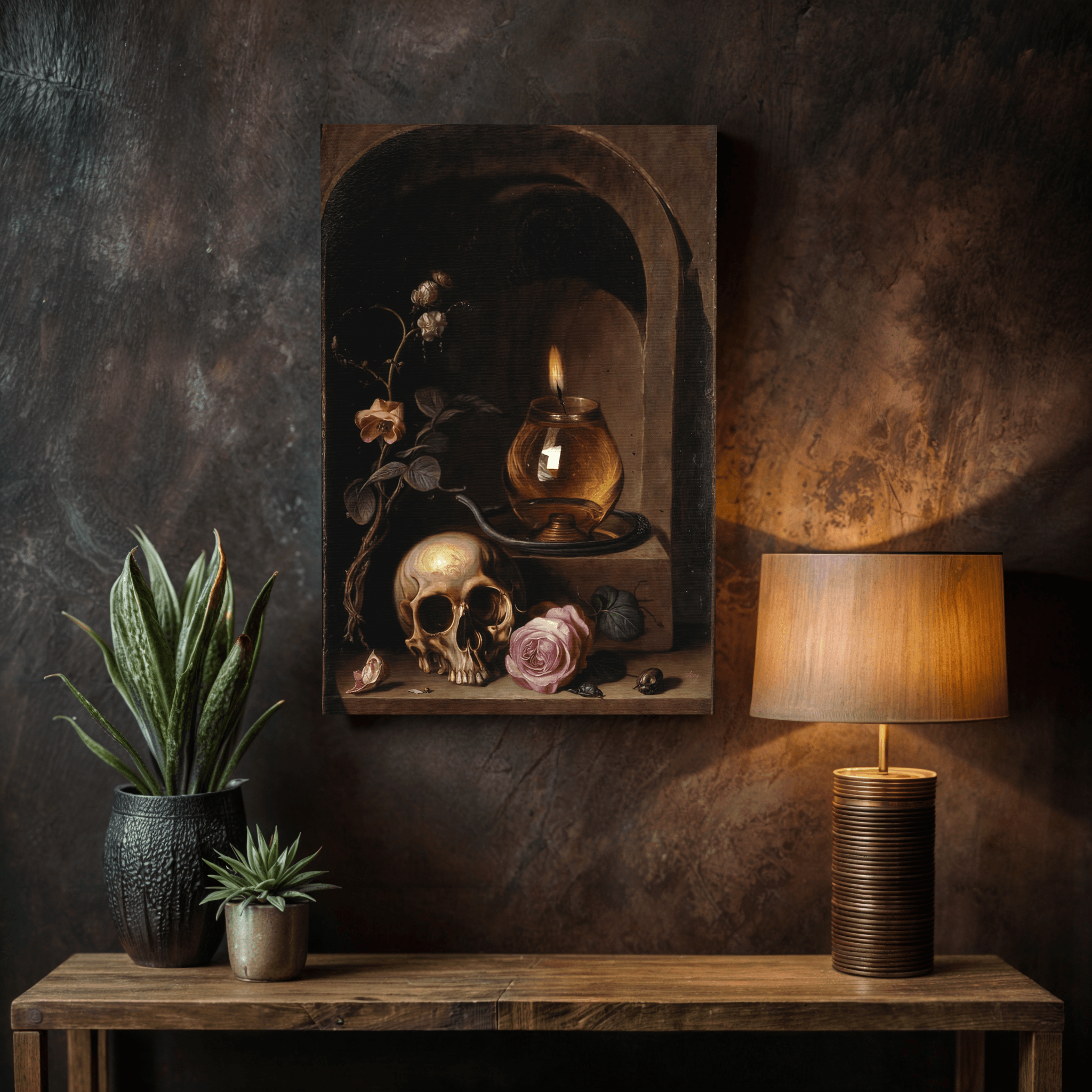 Canvas Print: "Vanitas Vigil" - Tailored Canvases - Flyclothing LLC