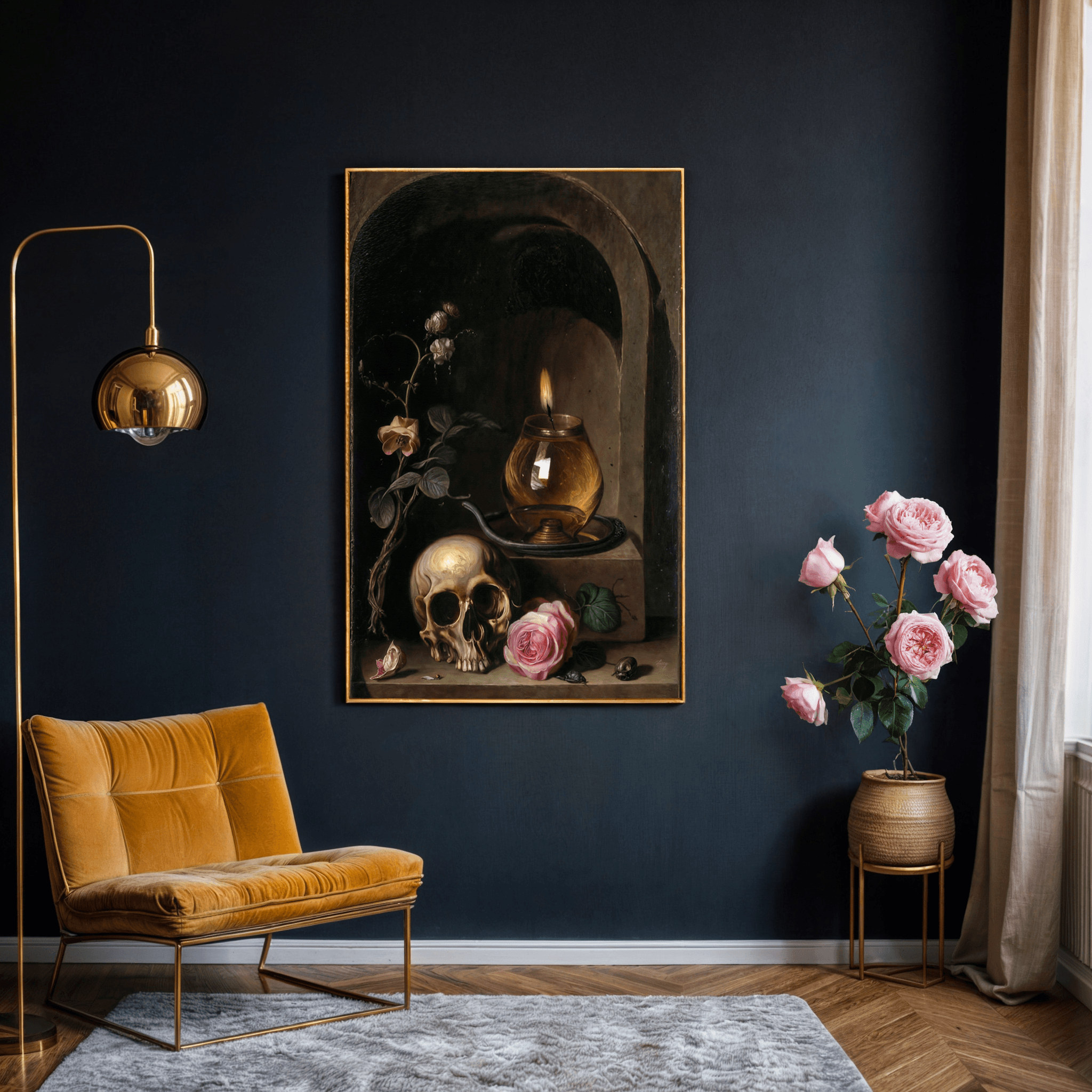 Canvas Print: "Vanitas Vigil" - Tailored Canvases - Flyclothing LLC
