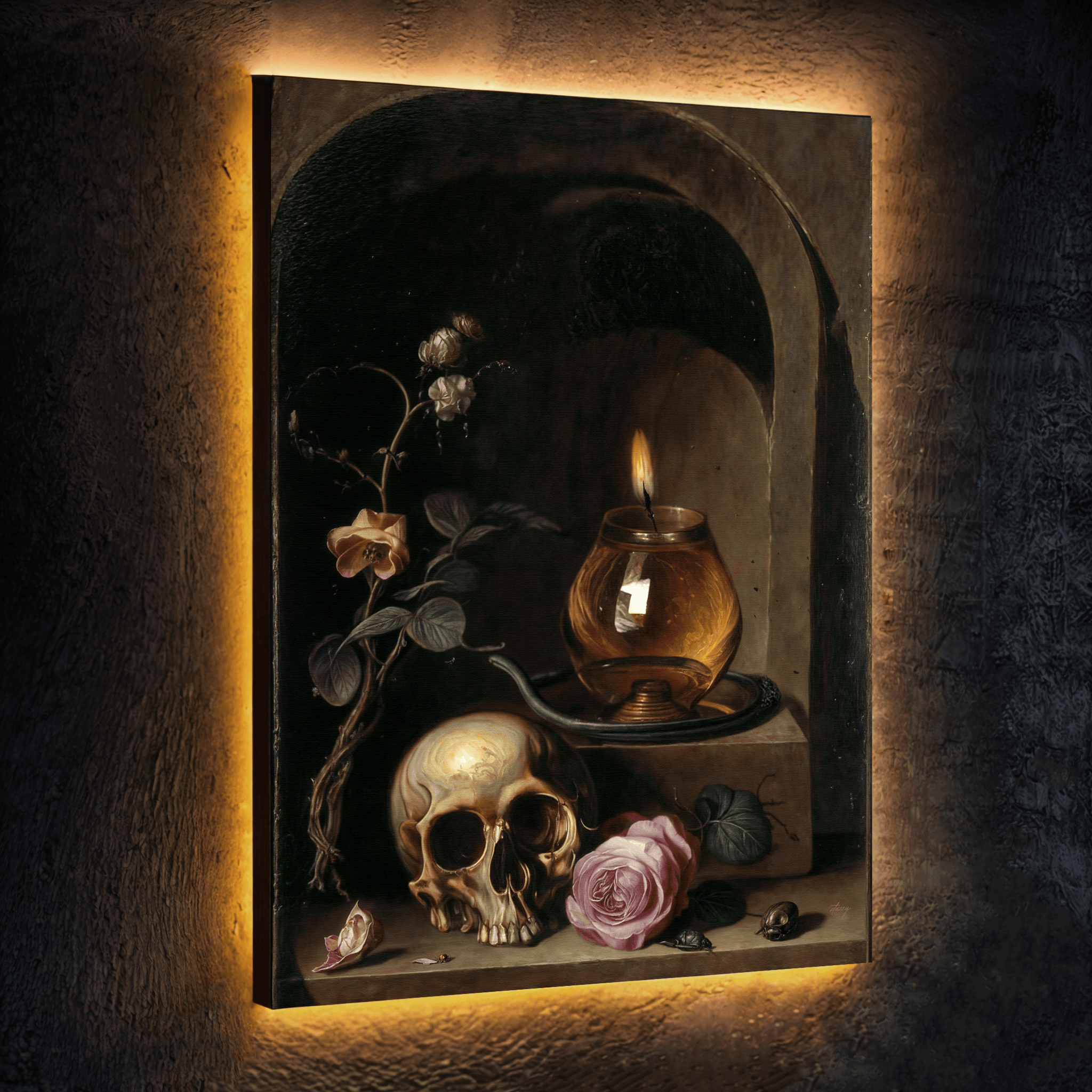 Canvas Print: "Vanitas Vigil" - Tailored Canvases - Flyclothing LLC