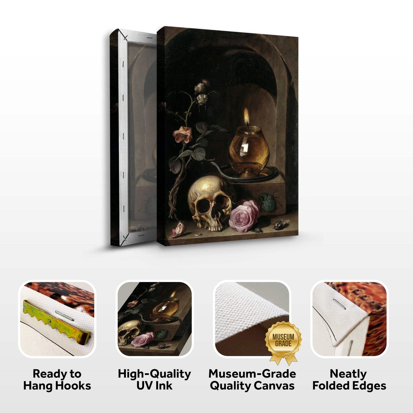 Canvas Print: "Vanitas Vigil" - Tailored Canvases - Flyclothing LLC