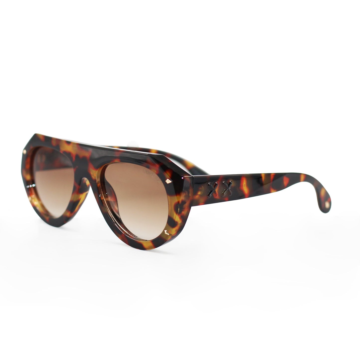 Vega - Brown Tortoise - TopFoxx - Flyclothing LLC