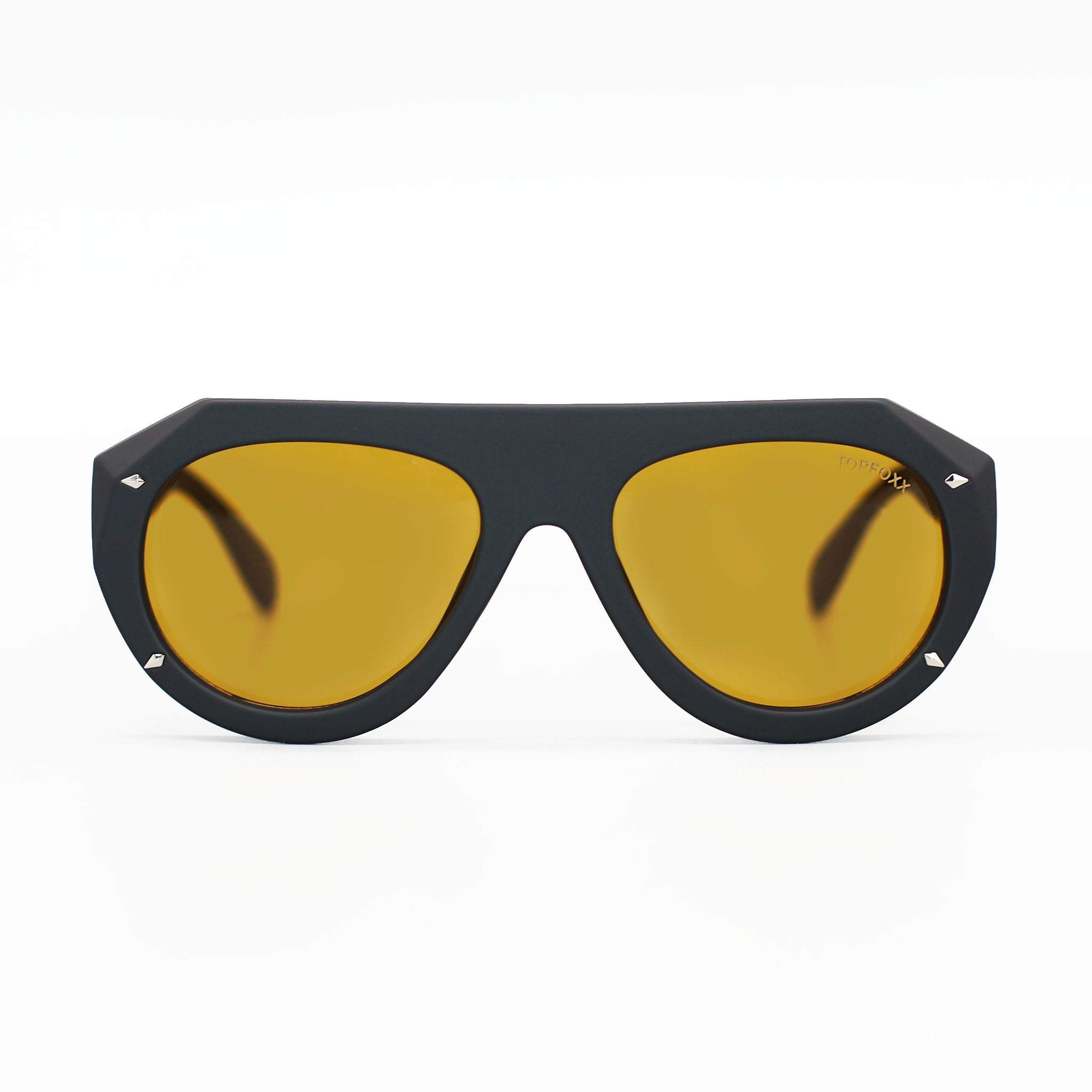 Vega Shield - Matte Black & Yellow - TopFoxx - Flyclothing LLC
