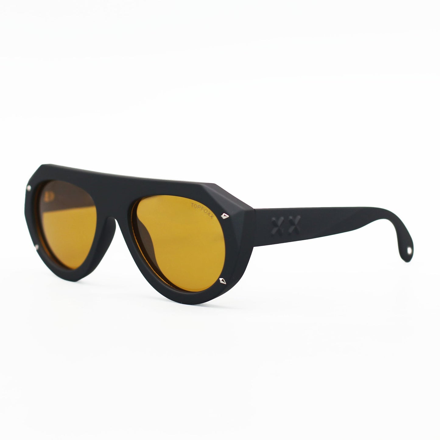 Vega Shield - Matte Black & Yellow - TopFoxx - Flyclothing LLC