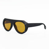 Vega Shield - Matte Black & Yellow - TopFoxx - Flyclothing LLC