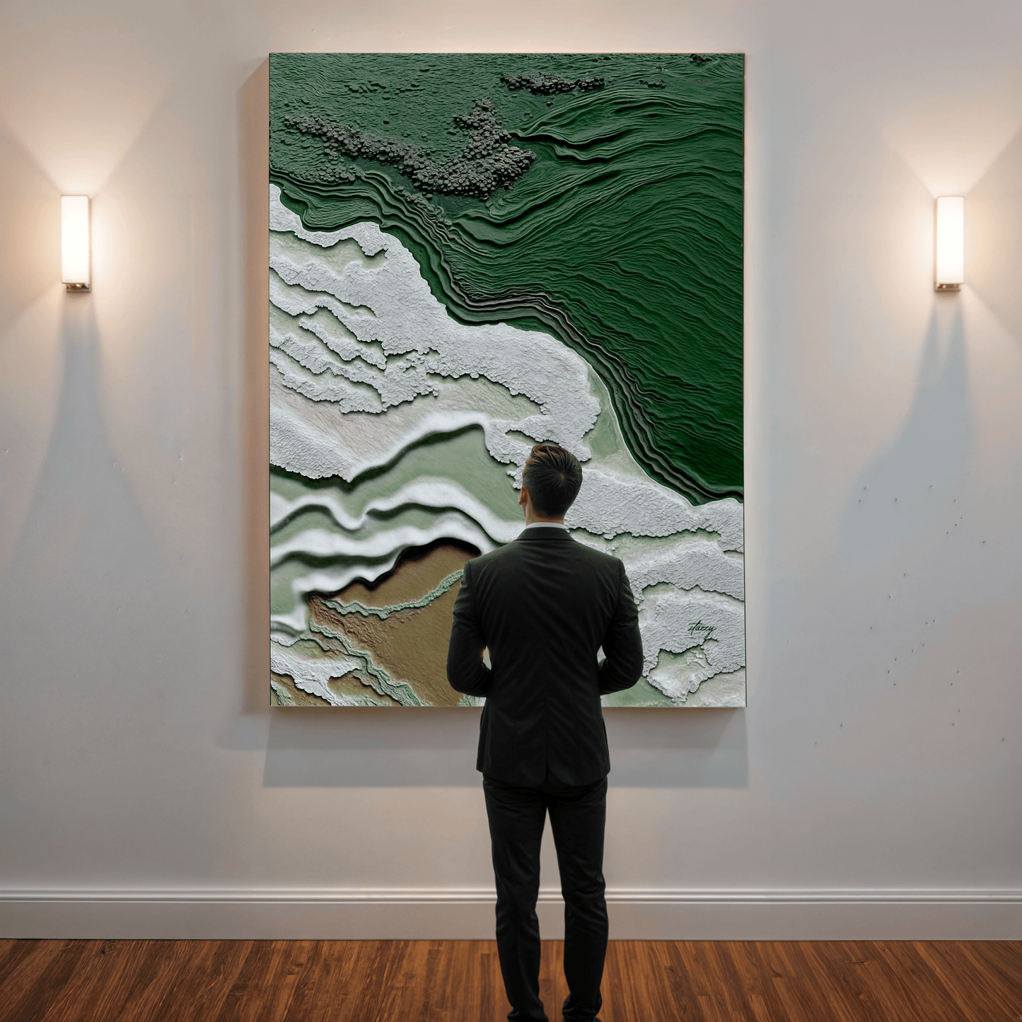 Canvas Print: "Verdant Cliffs" - Tailored Canvases - Flyclothing LLC