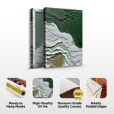 Canvas Print: "Verdant Cliffs" - Tailored Canvases - Flyclothing LLC