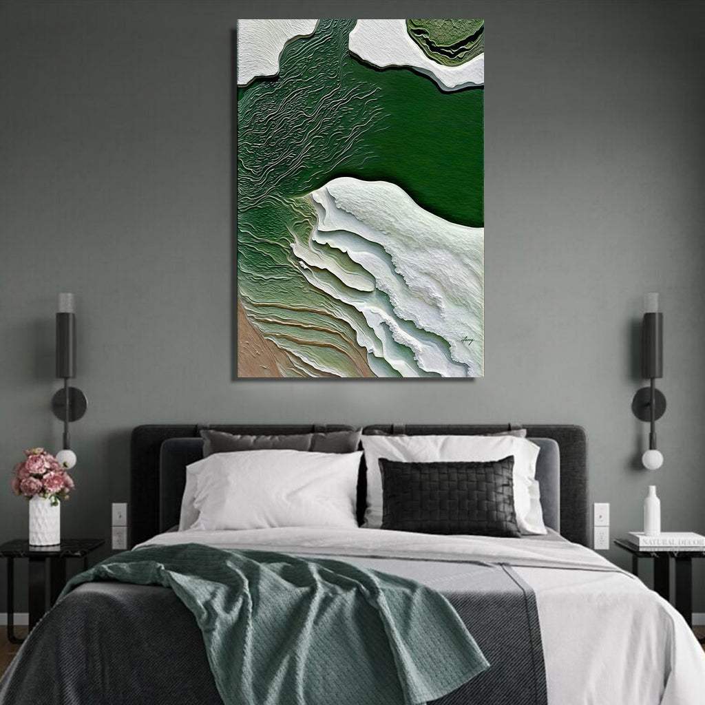Canvas Print: "Verdant Cliffs II" - Tailored Canvases - Flyclothing LLC