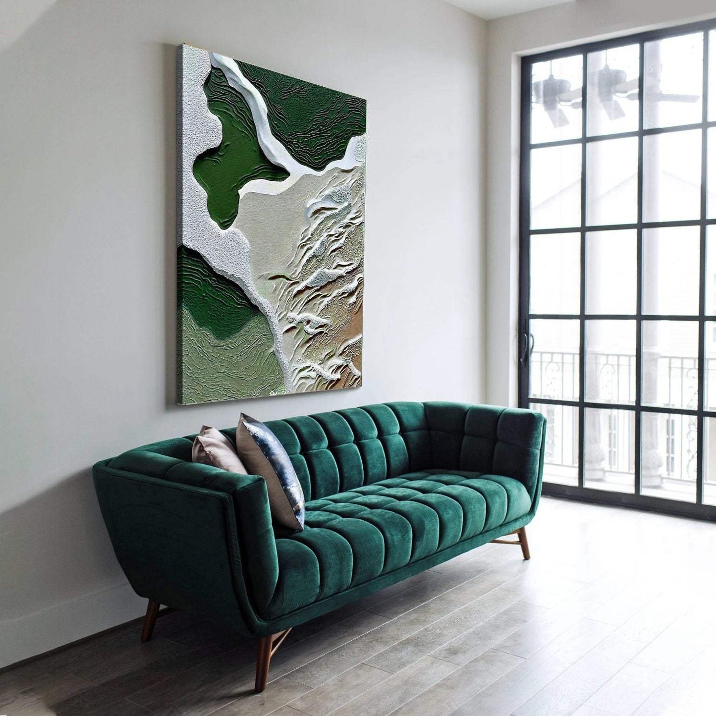 Canvas Print: "Verdant Cliffs III" - Tailored Canvases - Flyclothing LLC