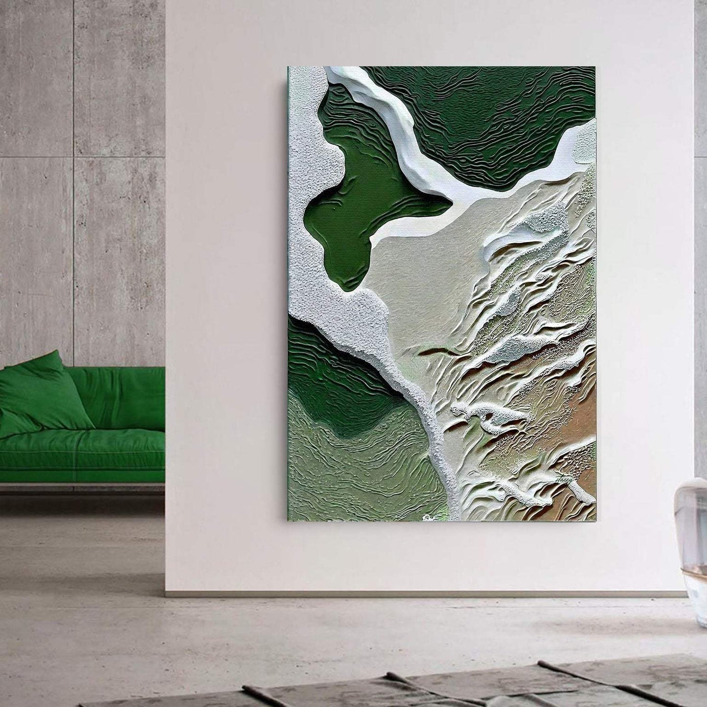 Canvas Print: "Verdant Cliffs III" - Tailored Canvases - Flyclothing LLC