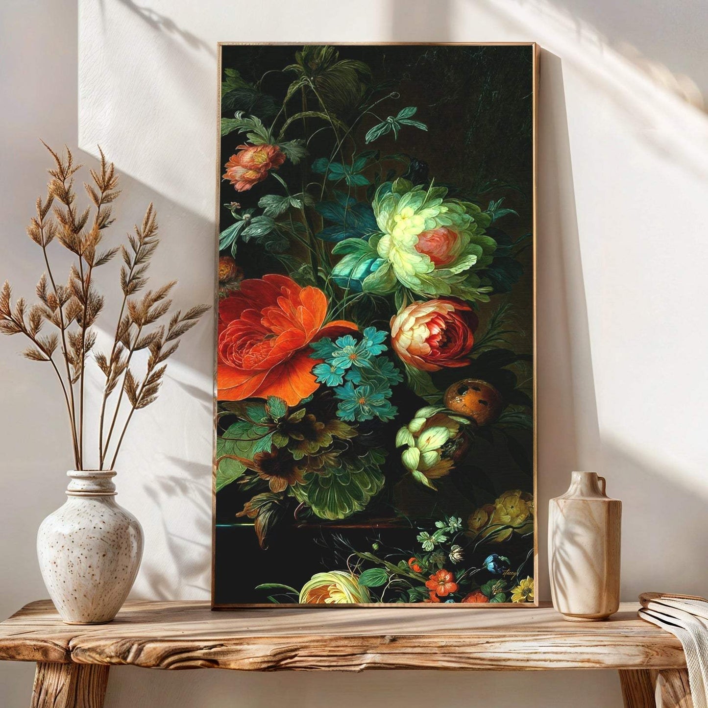 Canvas Print: "Verdant Elegance" - Tailored Canvases - Flyclothing LLC