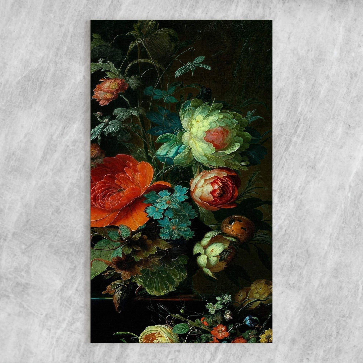 Canvas Print: "Verdant Elegance" - Tailored Canvases - Flyclothing LLC