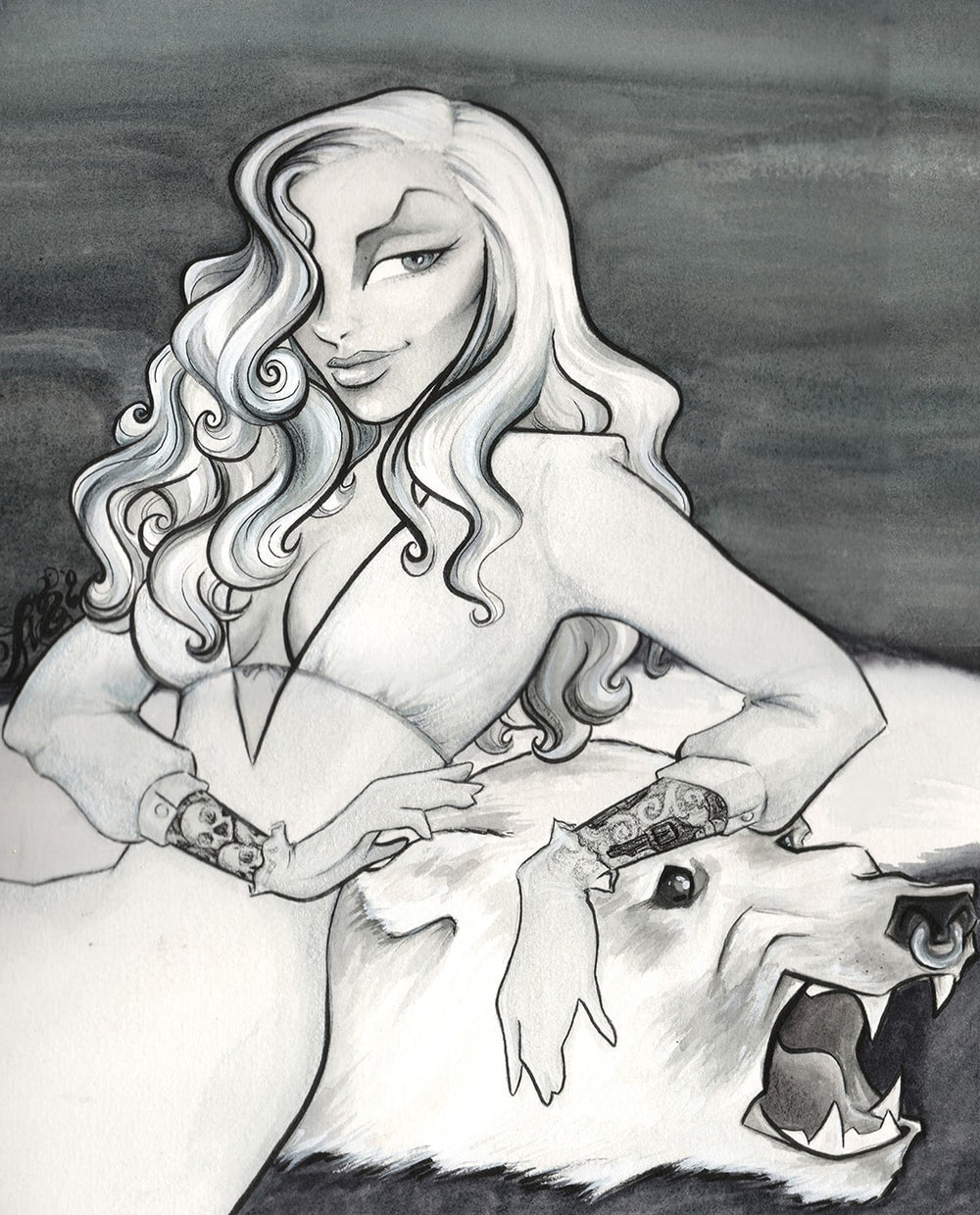 Black Market Art Company Veronica Print