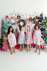 Dear Santa L/S Pocket Twirl Dress - Mila & Rose ® - Flyclothing LLC
