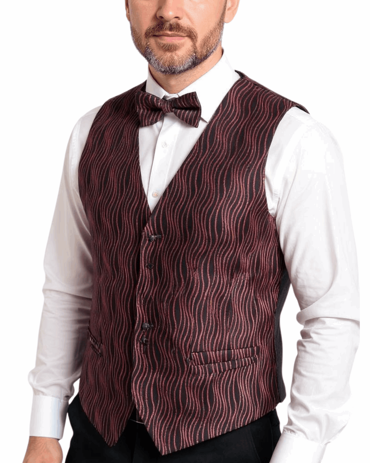 Ferrecci Mens Vest AH Adjustable Vest Set