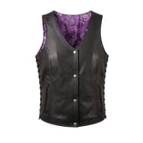 Verbena - Women's Motorcycle Leather Vest