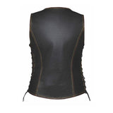 Ember - Women's Motorcycle Leather Vest