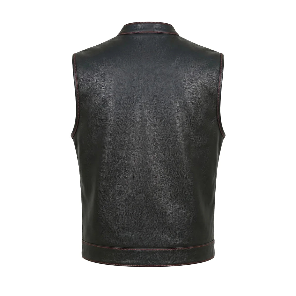 Badlands - Men's Club Style Leather Motorcycle Vest - Unik Just for Bikers - Flyclothing LLC