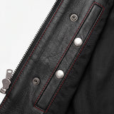 Badlands - Men's Club Style Leather Motorcycle Vest - Unik Just for Bikers - Flyclothing LLC