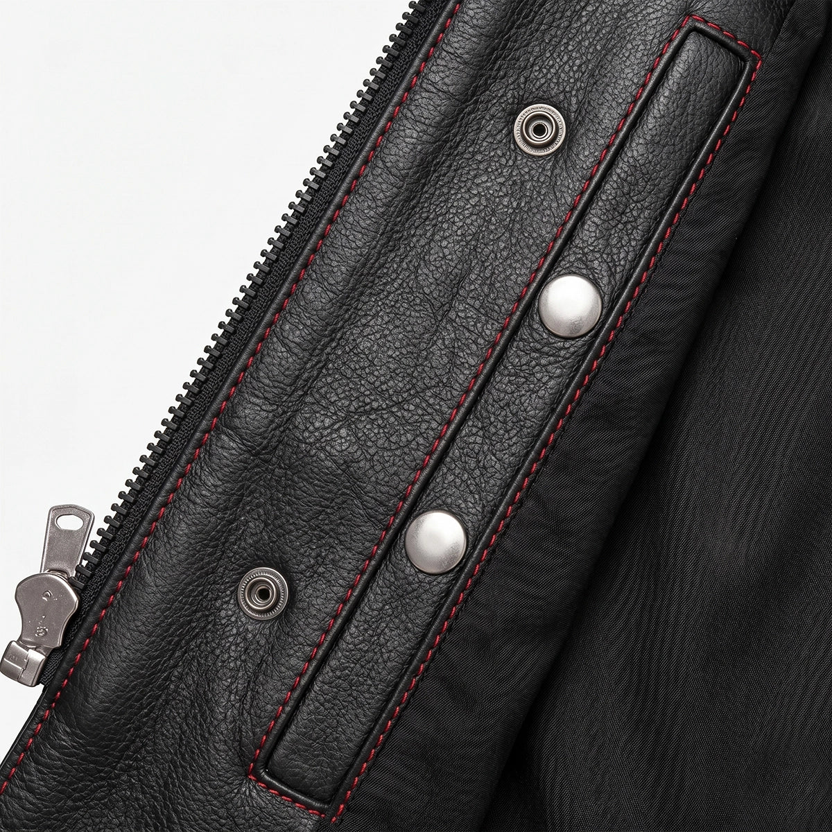 Badlands - Men's Club Style Leather Motorcycle Vest - Unik Just for Bikers - Flyclothing LLC