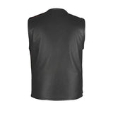 Blackout - Men's Motorcycle Leather Vest