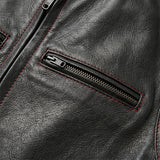 Blackout - Men's Motorcycle Leather Vest