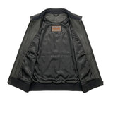 Blackout - Men's Motorcycle Leather Vest