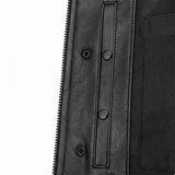 Blackhills - Men's Motorcycle Leather Vest - Unik Just for Bikers - Flyclothing LLC