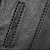 Clubman - Men's SOA Club Style leather Motorcycle Vest - Unik Just for Bikers - Flyclothing LLC