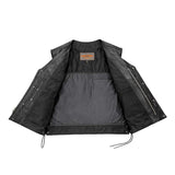 Colt - Men's Motorcycle Leather Vest - Unik Just for Bikers - Flyclothing LLC