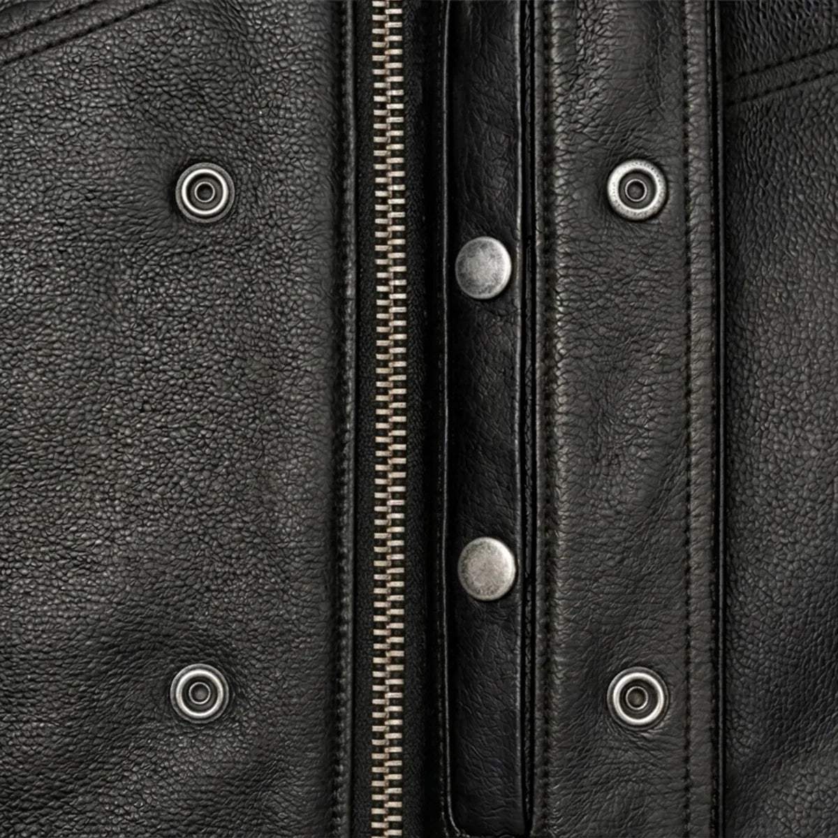 Commando - Men's SOA Style Club Leather Motorcycle Vest - Unik Just for Bikers - Flyclothing LLC