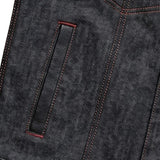 Crimson - Mens Hybrid Club Vest - Unik Just for Bikers - Flyclothing LLC