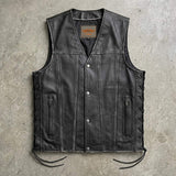 Durango - Mens Ultra Leather Vest - Unik Just for Bikers - Flyclothing LLC