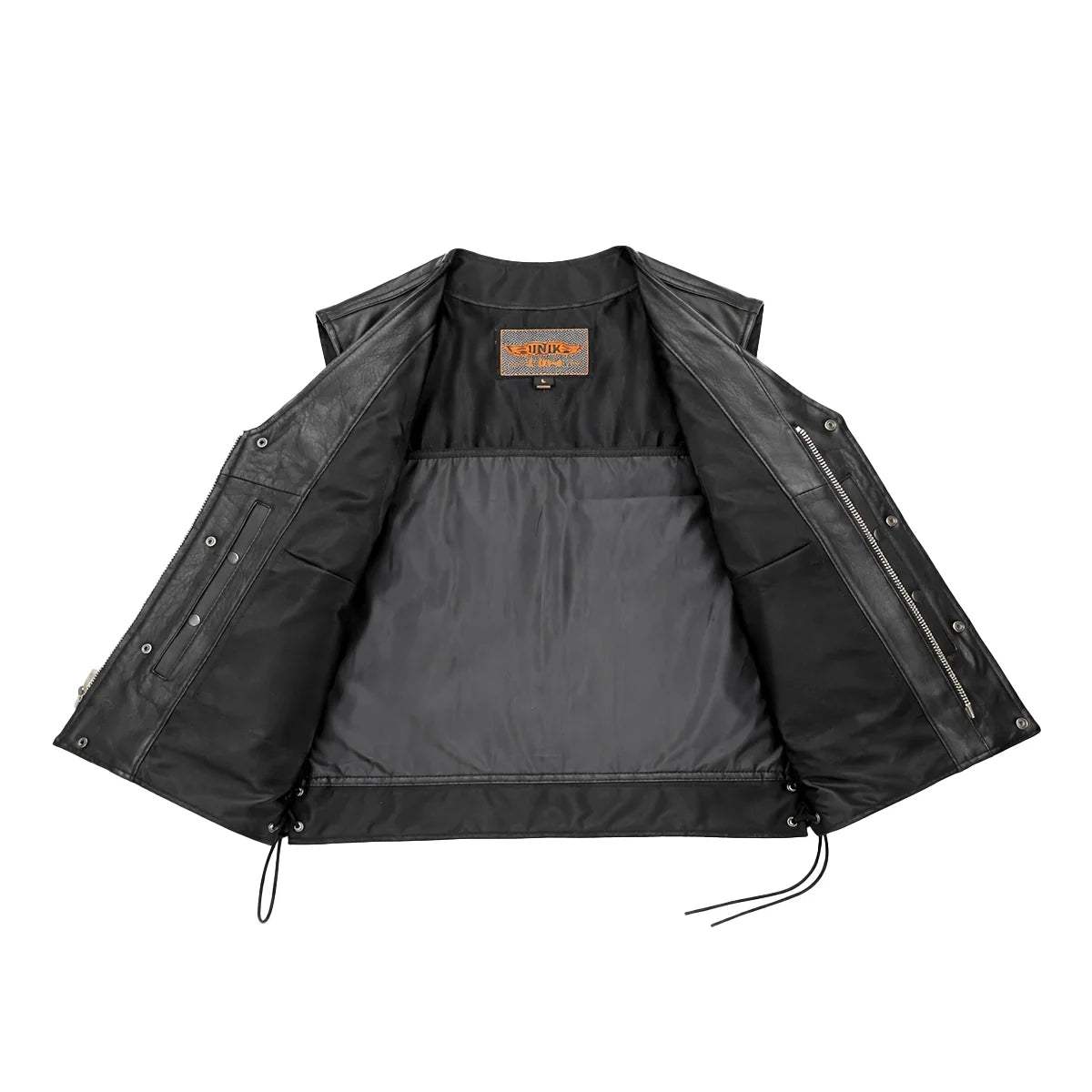 Durango - Mens Ultra Leather Vest - Unik Just for Bikers - Flyclothing LLC