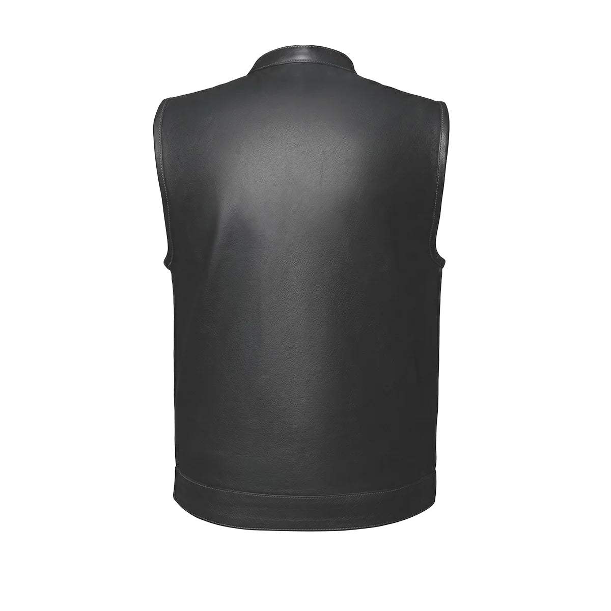 Freedom - Men's USA Flag Liner Leather Motorcycle Vest - Unik Just for Bikers - Flyclothing LLC