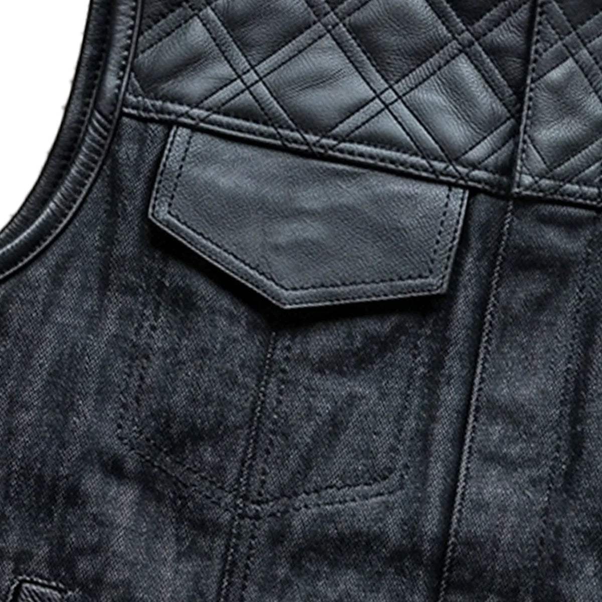 Hybrid - Mens Hybrid Club Vest - Unik Just for Bikers - Flyclothing LLC