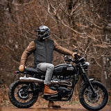Hybrid black - Mens Hybrid Club Vest - Unik Just for Bikers - Flyclothing LLC