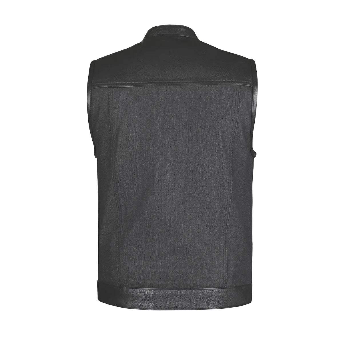 Hybrid black - Mens Hybrid Club Vest - Unik Just for Bikers - Flyclothing LLC
