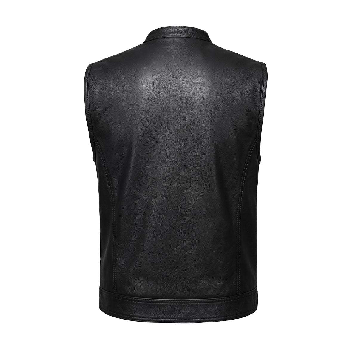 Iron Rider - Men's SOA Club Style Leather Motorcycle Vest - Unik Just for Bikers - Flyclothing LLC
