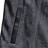 Lawless – Men’s Denim and Leather Club Vest - Unik Just for Bikers - Flyclothing LLC