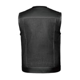Lawless – Men’s Denim and Leather Club Vest - Unik Just for Bikers - Flyclothing LLC