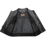 Lawless – Men’s Denim and Leather Club Vest - Unik Just for Bikers - Flyclothing LLC
