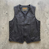 Madrid - Men's Premium Leather Motorcycle Vest