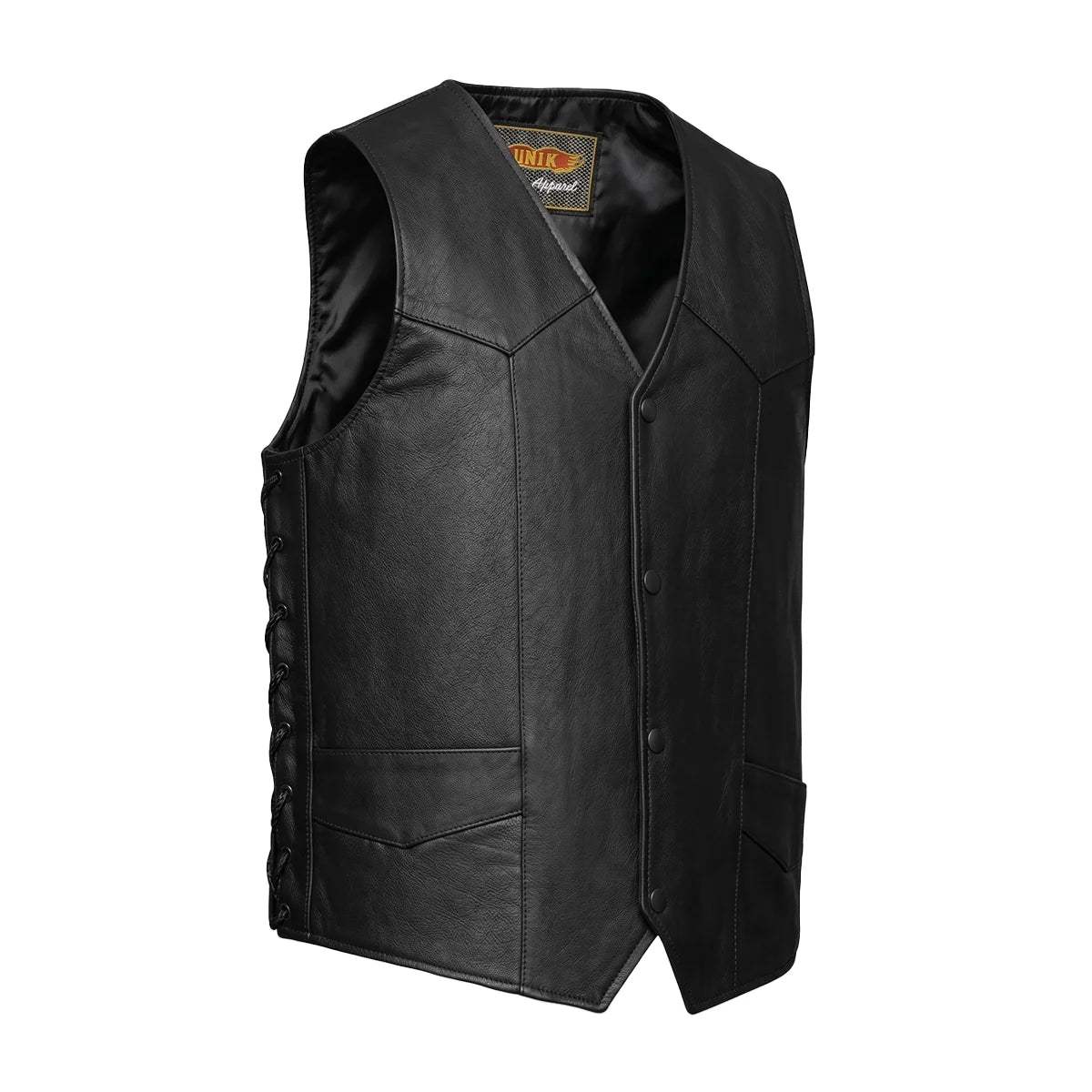 Madrid - Men's Premium Leather Motorcycle Vest