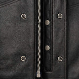 Red river - Men's Premium Leather Motorcycle Vest - Unik Just for Bikers - Flyclothing LLC