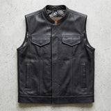 Outlaw - Mens Lining Club Vest - Unik Just for Bikers - Flyclothing LLC